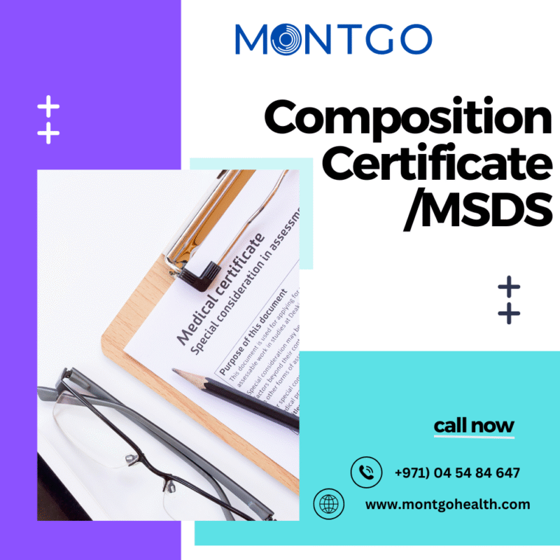 Composition Certificate /MSDS