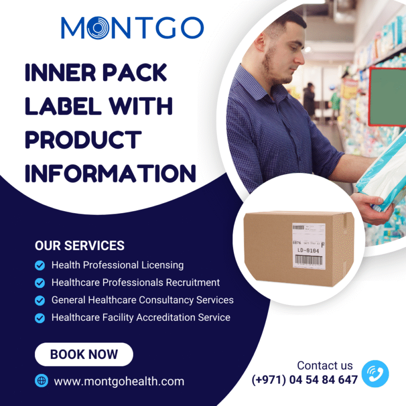 Inner Pack Label with Product Information