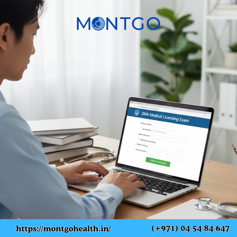 dha exam apply online